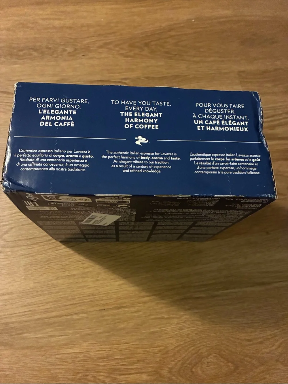 Lavazza Top Class Espresso Capsules — Red and Blue.. NWT box of 100